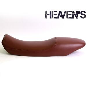 tw200 HEAVENシート　タックロール　ブラウン HEAVEN'S TW200・TW225 フラットシート タックロール ブラウン