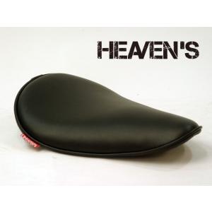 HEAVEN'S ソロシート（ロングノーズ・バックサイドアップ）スムース ブラック/ヘブンズ 汎用 ...