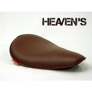 HEAVEN'S ソロシート（ロングノーズ・バックサイドアップ）スムース ブラウン/ヘブンズ 汎用 ...
