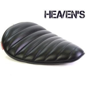 HEAVEN'S 低反発 ソロシート（デラックスワイド）タックロール ブラック/ヘブンズ 汎用 マー...