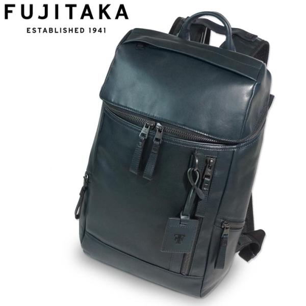 フジタカ レザー リュック ホーク 615702 FT by FUJITAKA 日本製 ネイビー系 ...