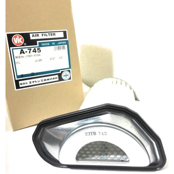 コペン L880K エアクリーナー  エアエレメント 17801-97206-000 日本製 人気の...