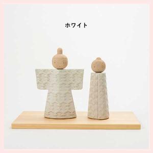 雛人形 置物 hina（ホワイト） 日本製 信楽焼　hina-02｜sshana