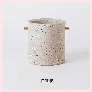 HIJICA TEOKE vase（S）／白御影 日本製 信楽焼 花瓶　HJC-02WT｜sshana