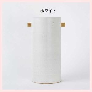 HIJICA TEOKE stand／ホワイト 日本製 信楽焼 （傘立て・花器）　HJC-03WT｜sshana