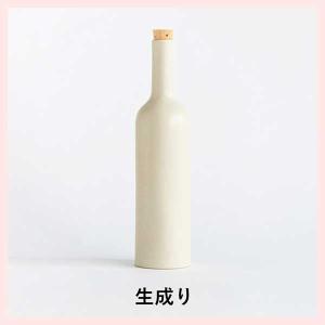 TEIBAN WARE ボトル 720ml／生成り 日本製 信楽焼　s18-bt01-A7｜sshana
