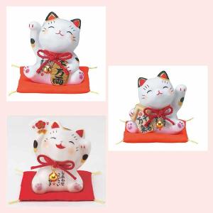 陶器招き猫 3個セット 28-696 表現社 : 堀萬昭堂 ヤフー店 - 通販