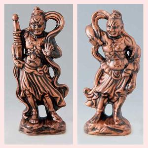 仏像シリーズ　金　仁王（小）　阿像or吽像／２種類　S09-153,S09-154