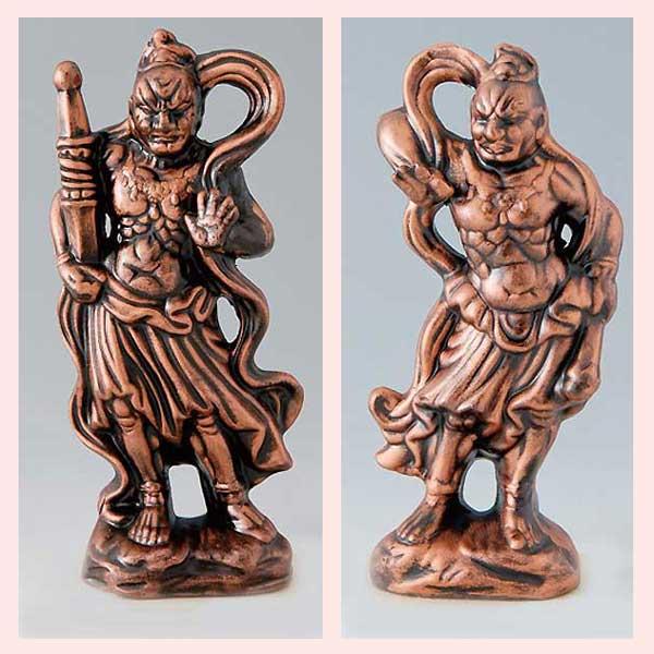 仏像シリーズ　金　仁王（小）　阿像or吽像／２種類　S09-153,S09-154