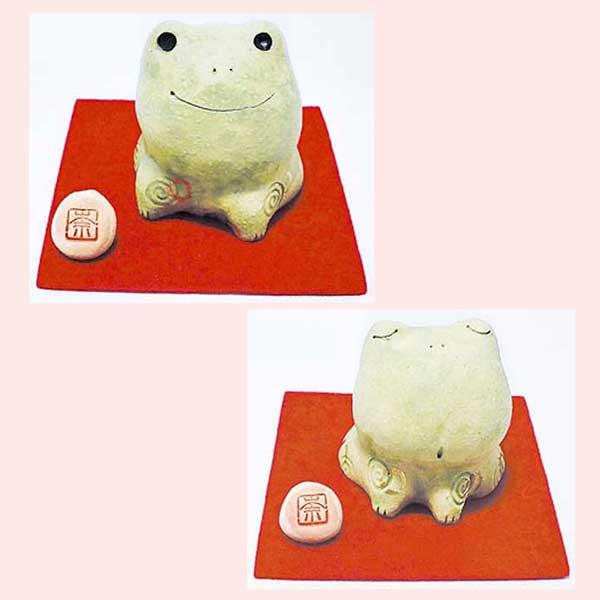 手造り　菜の花窯　かえる／２種類　169022,169023