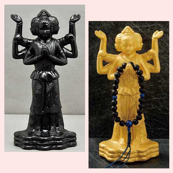 阿修羅像　数珠掛け・特大／２種類　S14-317,S14-316