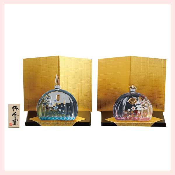 錦桜硝子　座雛（HK154）