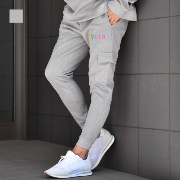 ジョガーパンツ メンズ スウェットパンツ ロゴ プリント ポンチ 細め ミリタリー サーフ ビター ...