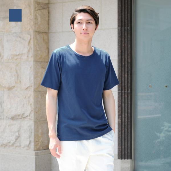 tシャツ メンズ 半袖 無地 白 紺 M L XL 3L 大きいサイズ クルーネック ホワイト ネイ...