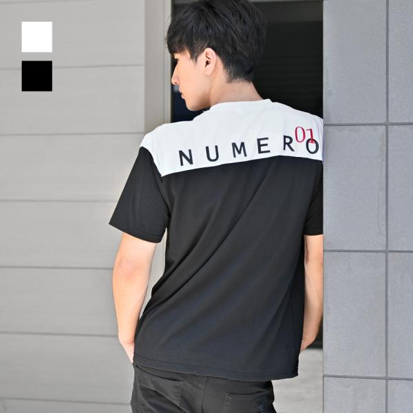 Tシャツ メンズ 半袖 ロゴ プリント 刺繍 クルーネック 春夏秋 ストリート サーフ モード系 ビ...