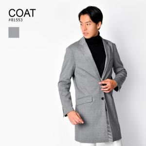 Evolution エボリューション チェスターコート ロングコート メンズ 春 秋 冬 ストレッチ入り グレー チャコール ブラック 黒 M L Xl Ll 2l メンズジャケット バッグ 鞄 のhk 通販 Yahoo ショッピング