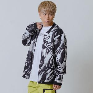 ジャンパー メンズ 春 秋 ビッグシルエット オーバーサイズ プリント 総柄 ボンバージャケット 白 黒 ホワイト ブラック M L Xl 2l Ll Re730 セブンサーティー Be メンズジャケット バッグ 鞄 のhk 通販 Yahoo ショッピング