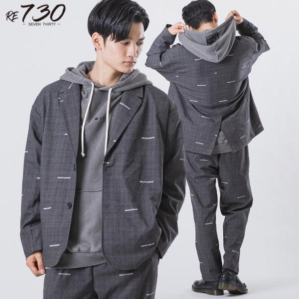 ビッグシルエットアンコンジャケット メンズ ビッグシルエット オーバーサイズ ストリート系 韓国ファ...