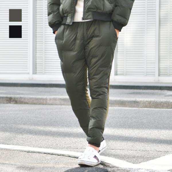 ダウンパンツ メンズ ジョガーパンツ 中綿 秋冬 シームレス 撥水 ストリート アウトドア キャンプ...