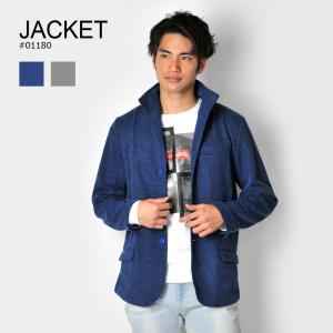 サマージャケット メンズ イタリアンカラージャケット 長袖 春夏秋 カジュアル 無地 ブルー ネイビー ブラック 青 紺 黒 M L Xl Ll 2l 裏地なし ストレッチ Ev メンズジャケット バッグ 鞄 のhk 通販 Yahoo ショッピング