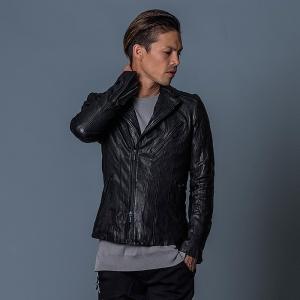 レザージャケット メンズ 本革 ラムレザー 羊革 ブラック 黒 M L XL 2L