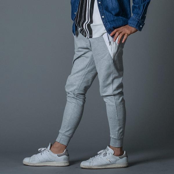 スウェットパンツ ジョガーパンツ メンズ スポーツ グレー 白 黒 S M L XL 2L 29 3...