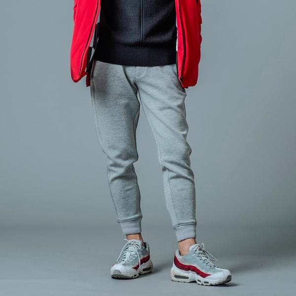 スウェットパンツ ジョガーパンツ メンズ スリム スポーツ グレー ブラック 黒 S M L XL ...