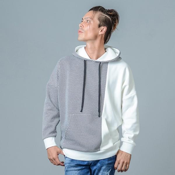 パーカー メンズ 春 秋 冬 白 黒 ホワイト グレー ブラック S M L XL 2L LL プル...