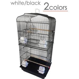 大型 鳥かご 白 黒 バードゲージ 鳥小屋 鳥カゴ ケージ 鳥籠 : S.S net