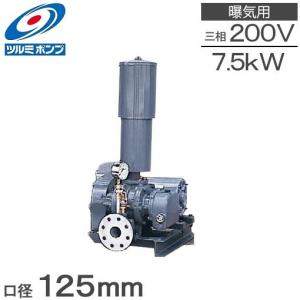 ツルミポンプ ルーツブロワー RSR-125 7.5kw 三相200V 125mm 鶴見ポンプ エアーポンプ ブロアー 曝気ブロワ エアポンプ