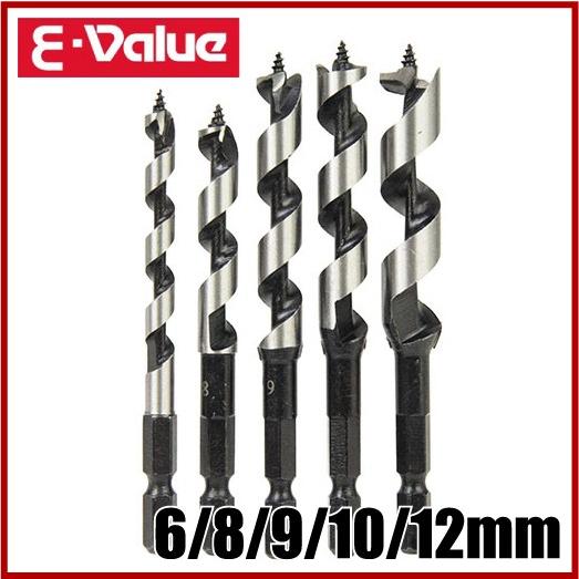 E-Value ドリルビット 木工用インパクトドリルセット EDSW-3 電気ドリル 電動 充電イン...