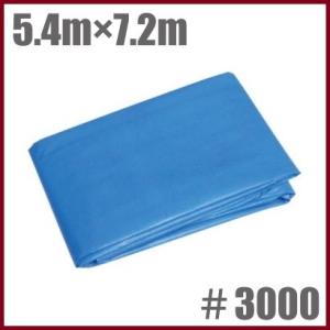 ブルーシート 3.6m×5.4m 厚手 #3000 原反 防水シート : S.S net - 通販