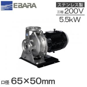 エバラポンプ 片吸込渦巻ポンプ 65x50FSGD53.7E 3.7kw/50HZ/200V 荏原