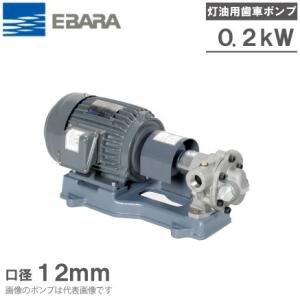 エバラポンプ ギヤポンプ GPF型 20GPF5.75B/20GPF6.75B 200V モーター