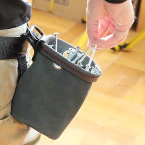 SK11 革製ビスポケット 釘袋 丸型 SBC...の詳細画像2