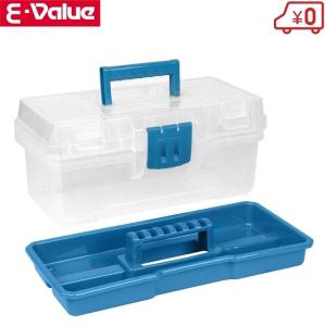 E-Value 工具箱 ツールボックス ハンディボックス EPC-300BL ツールケース 工具ケース 工具入れ 薬ケース 手芸用品 プラスチック｜ssnet