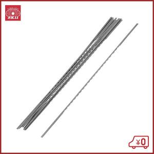 0811-123 卓上糸鋸 SK11 卓上糸鋸盤 SSC-400PE用替刃 電動糸鋸刃直線切用 10本入 No4 金工