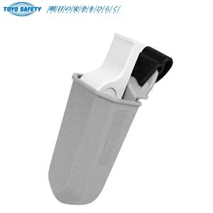 TOYO 作業ヘルメット ホイッスル ホルダー付 ミゾつき NO.74-T