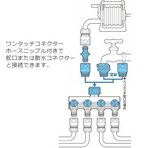 セフティ3 水道蛇口 散水4分岐コネクターセッ...の詳細画像3