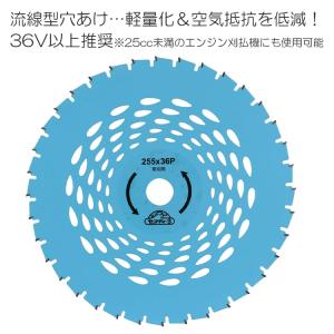 セフティ-3 充電式刈払機用 チップソー 25...の詳細画像2