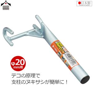 支柱 抜き差し φ20mm用 支柱ヌキサシ君 支柱ヘルパー 支柱建て道具 園芸支柱 農業支柱｜ssnet