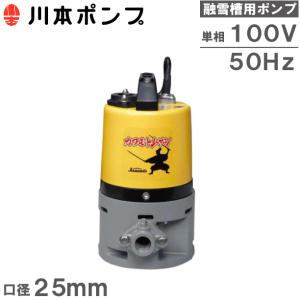 川本ポンプ 水中ポンプ 水陸兼用ポンプ 融雪槽用ポンプ DUY255-0.5S カワモトムサシ 融雪ポンプ 散水ポンプ