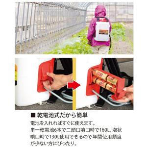 工進 噴霧器 噴霧機 電動 電池式 消毒名人 ...の詳細画像1