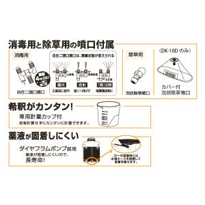 工進 噴霧器 噴霧機 電動 電池式 消毒名人 ...の詳細画像3