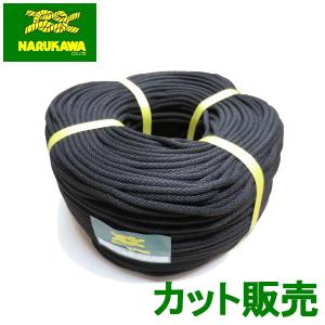 クレモナロープ 金剛打 黒 6mm 切り売り カ...の商品画像