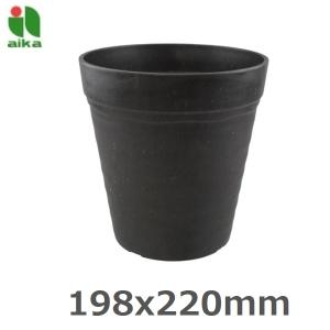 植木鉢 ブラックポット 菊鉢 4号 13.3cm 0.7リットル 黒 寸胴