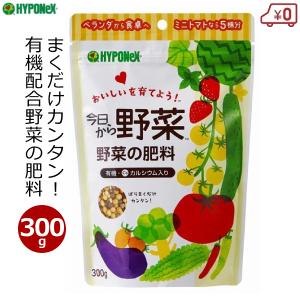 野菜の肥料 肥料 300g 今日から野菜 家庭菜園 ハーブ 有機配合 室内 鉢植え プランター ベランダ 初心者 ハイポネックス｜S.S net