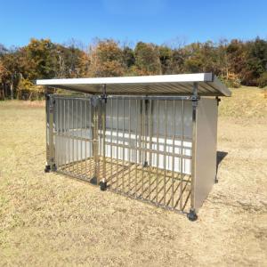 法人限定 犬小屋 屋外 屋外用 犬舎 ペットケ...の詳細画像2