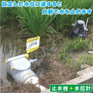 未来工業 水田用 水口栓 自動停止 止水栓 水田当番 150A 給水口 水位調節 給水栓 調整閘 調節栓 水位計 水口ゲート 田んぼ 取水口 取水栓｜ssnet