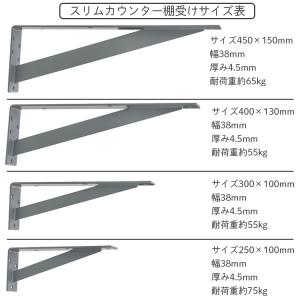 棚受け カウンター カウンター用 金具 L字 ...の詳細画像1